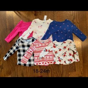 18-24m thermal shirts
